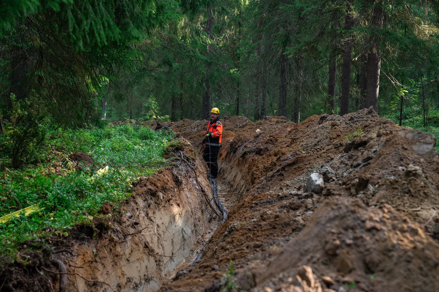 Kajave maakaapelointi